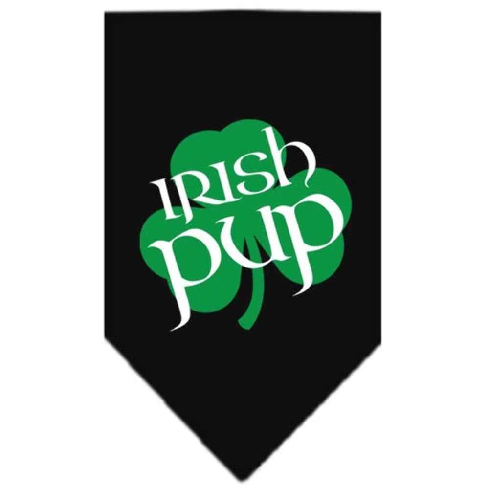 Mirage Pet Products Irish Pup Screen Print Bandana, Small, Cocoa