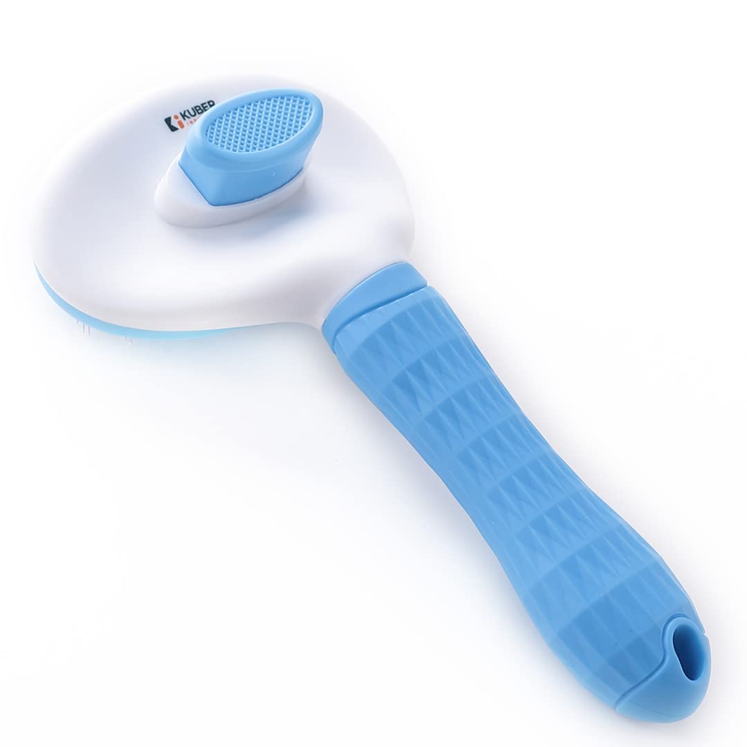 Kuber Industries Dog Brush|Dog Brush For Hair Cleaning|DeTangling|& Grooming|Helps Prevent Fur Loss Upto 90% By Increasing Bloo