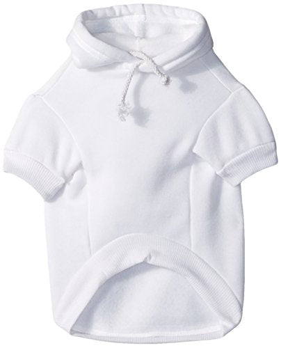 Pet, Dog & Cat Hoodie Rhinestone, "Aviator" Cream MD (6-10 lbs.)