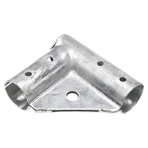 Plum Fittings 1 3/8' X 1 3/8' Chain Link Fence Top Gate Corner | Pressed Steel Top Gate Corner | Top Gate Elbow | Pack Of 4