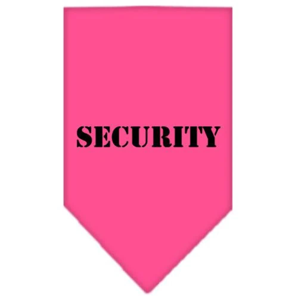 Mirage Pet Products Security Screen Print Bandana, Large, White