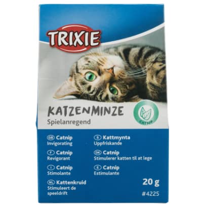 Trixie:  Premium Catnip | 100% Natural Catnip, Stimulate Playful Behaviour In Cats | Can Be Used On Toys And Scratch Post To At