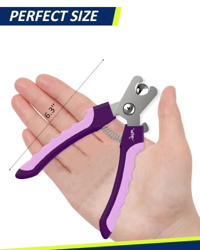 Wepet Dog Nail Clippers U10.1, Dog Nail Trimmer Large Breed With Quick Sensor, Razor Sharp Blade Professional Pet Nail Clipper W
