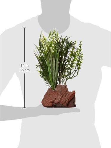 North American Pet Lava Base With 12'' Plant