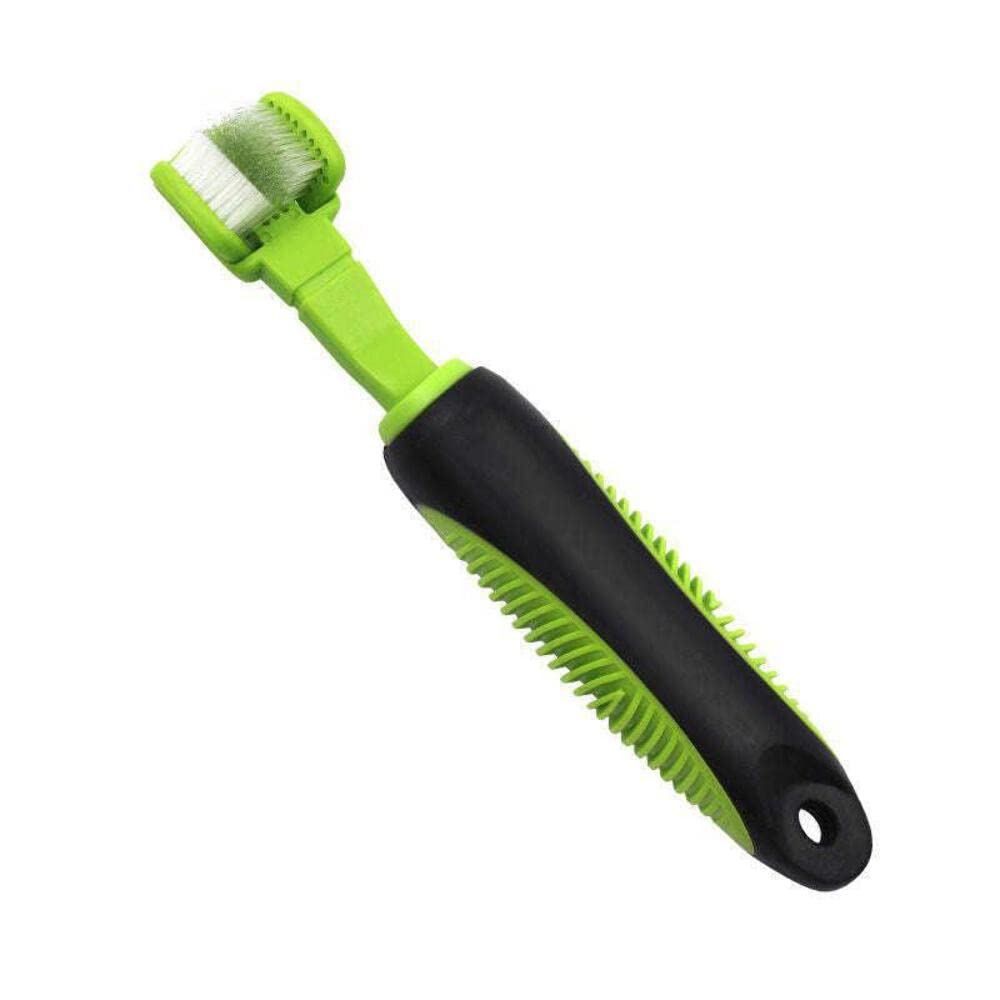 Pet Life  Denta-Clean Dual-Sided Action Bristle Pet Toothbrush