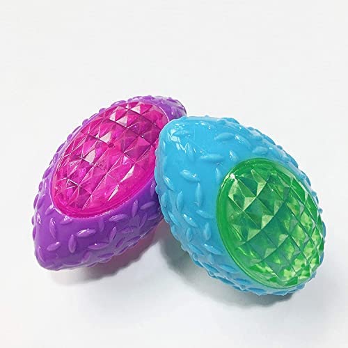 Smart Pups Rugby Led Ball Balls For Dogs Colour May Very (Pack Of 1 Pcs,Rugby Led Ball)