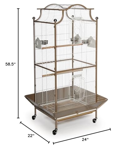 Prevue Pet Products Pagoda Cockatiel Cage, Coco And Cream