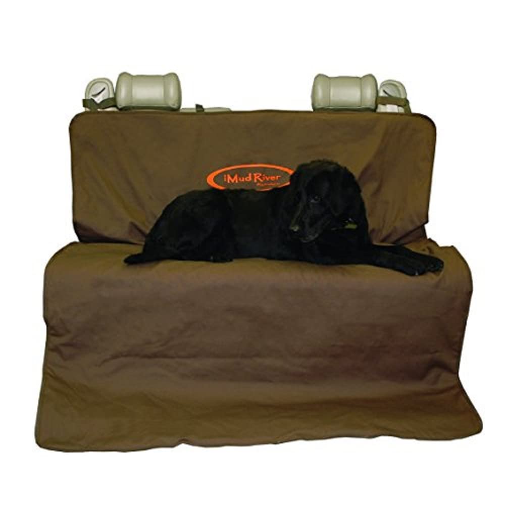 Mud River Mudriver MR7771 Brown Two Barrel Double Seat Cover, Regular/56 x 68