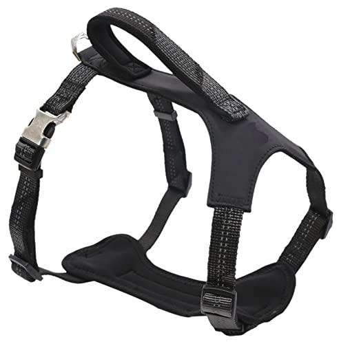 Pet Life  Geo-prene 2-in-1 Shock Absorbing Neoprene Padded Reflective Dog Leash and Harness