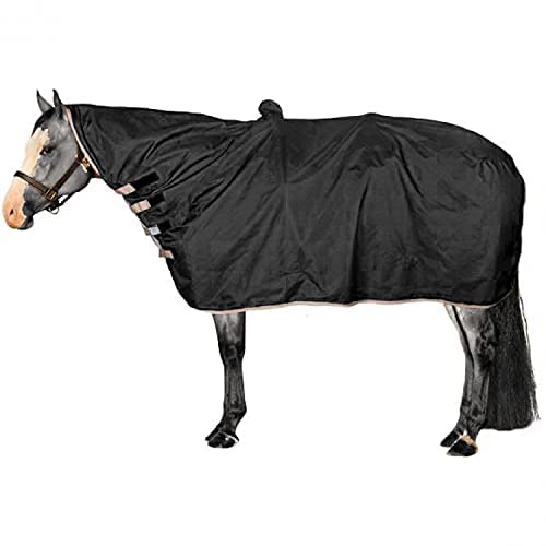 Showman Waterproof & Breathable Contoured Horse Show Rain Cover Sheet (Med (67-74))