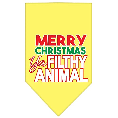 Mirage Pet Products 66-161 LGBR Ya Filthy Animal Screen Cocoa Print Bandana, Large