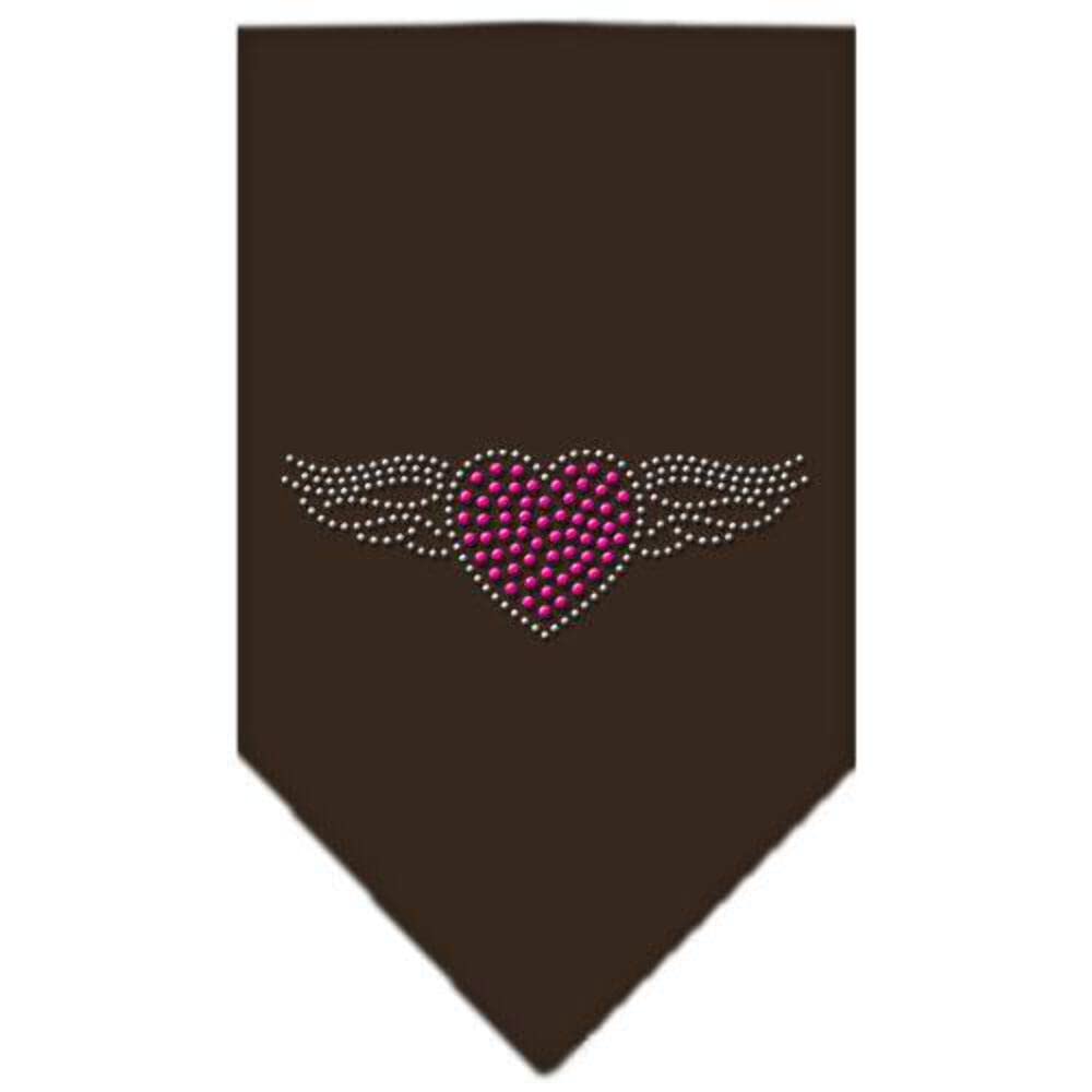 Mirage Pet Products Aviator Rhinestone Bandana, Small, White