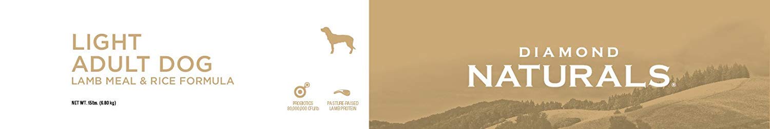 Diamond Naturals Light Real Meat Recipe Premium Dry Dog Food To Help Support Weight Management With Real Pasture Raised Lamb Pro