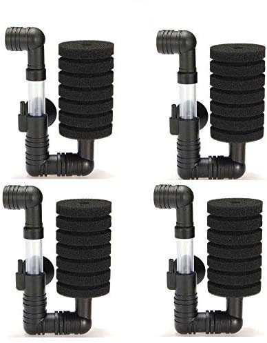 Aquapapa 4X Bio Sponge Filter For Betta Fry Aquarium Fish Tank Up To 15 Gal