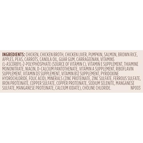 Nutrish Gentle Digestion Wet Dog Food, Real Chicken & Pumpkin, 13 oz Can, 12 Count
