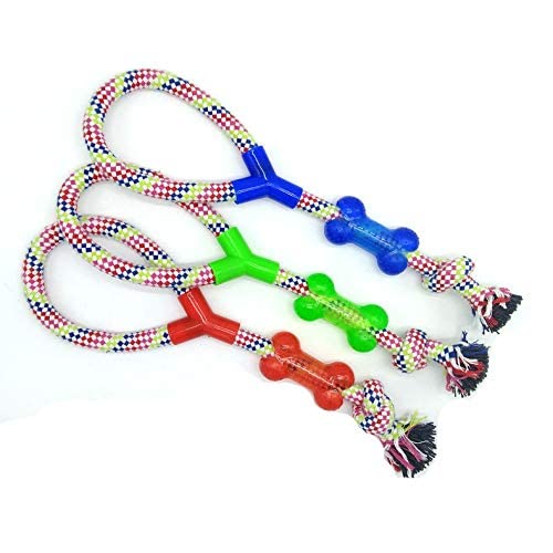 Rvpaws Dog Molar Bite Toy, Puppy Teething Toys, Dog Rope Toys, Durable Pet Puppy Dog Chew Toys Puppy Teething Ball Toys Puppy Ro