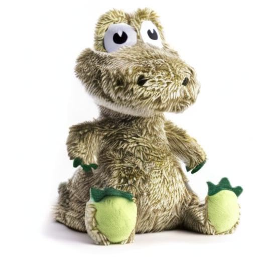 Fabdog Fluffies Dog Toys - Squeaky Plush Dog Toy For All Breeds - Cute Animal-Themed Puppy Toys Make For Ideal Gift - Fun Nylon Dog Toys With Squeak| Small Alligator
