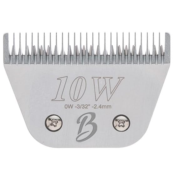 Bucchelli Detachable A Series Wide 10 Blade Dog Grooming Cut Length 3/32'' - 2.4Mm Japanese Carbonized Steel Wide Grooming Blade