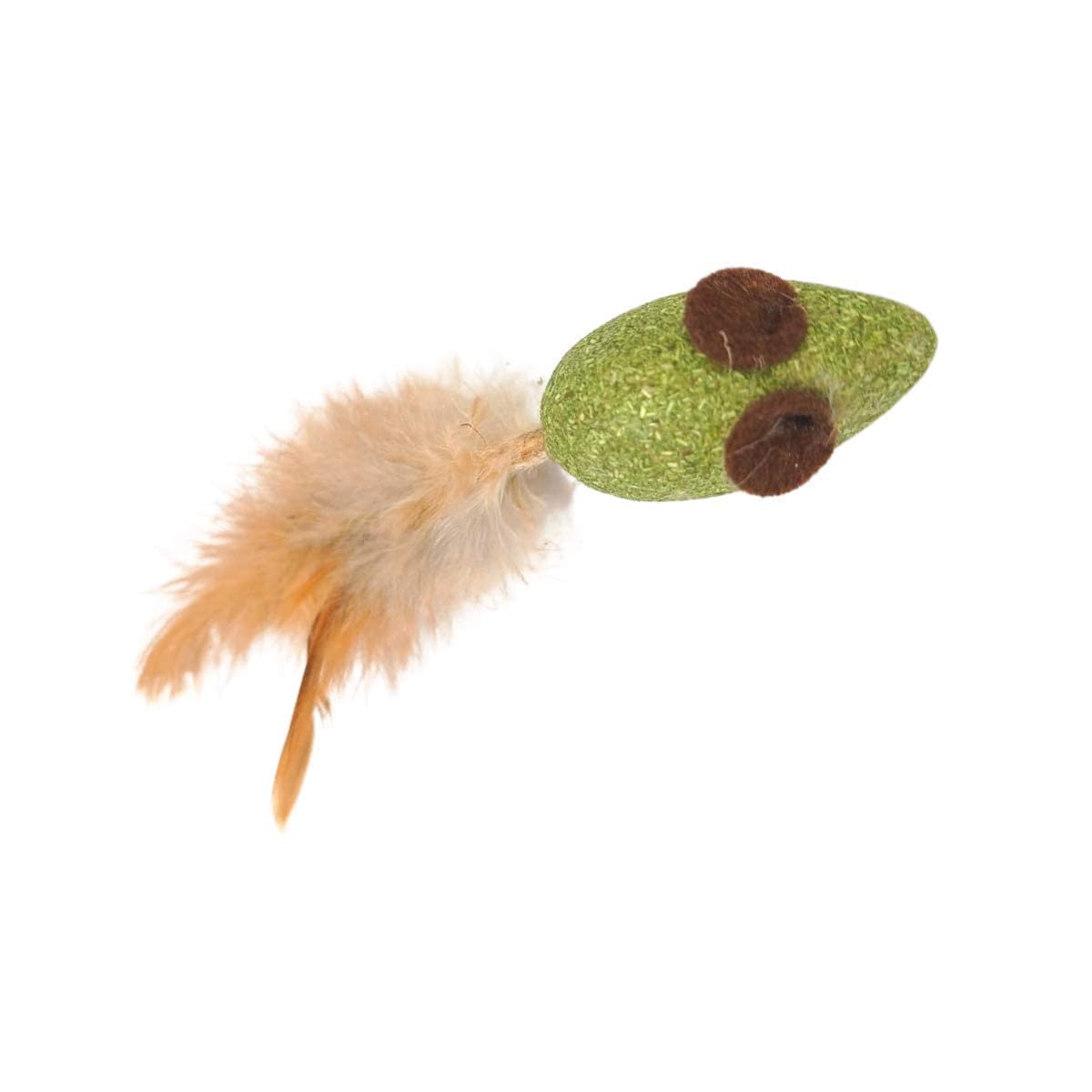 Red German Natural Attractive Mint Fragrance Funny Playing Catnip Toy For Kitten&Cats (Feather Rat)