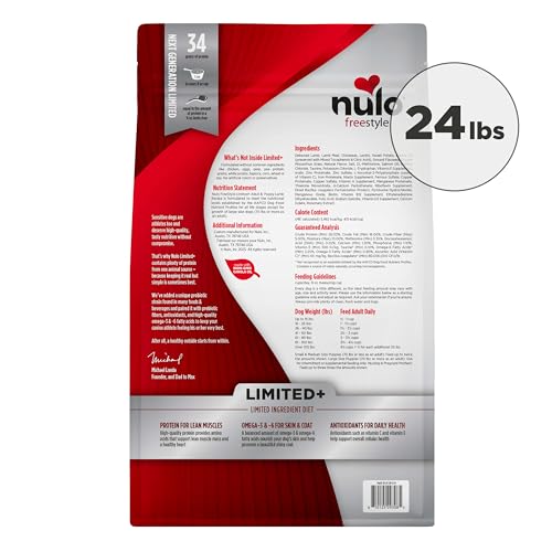 Nulo Freestyle Limited Ingredient Lamb Recipe Dry Kibble Dog & Puppy Food, 24 Pound Bag