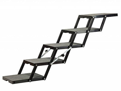 Pet Loader Xl 18'' Platform, Plastic, 5-Step With Wheels Made In The Usa. Dog Steps Are Carpeted Great For Very Large Dogs But W