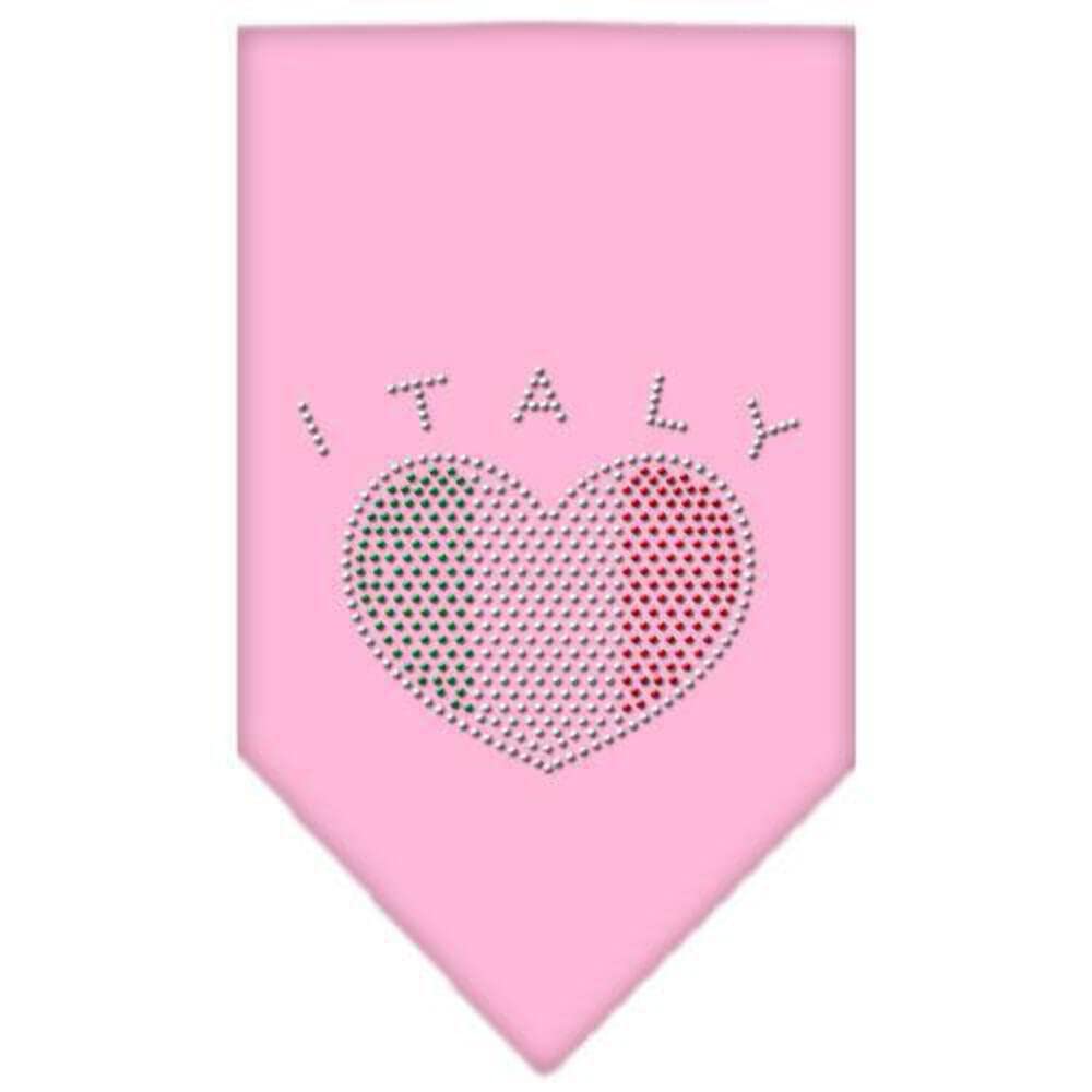 Mirage Pet Products Italy Rhinestone Bandana, Small, Turquoise