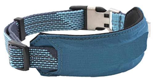 Pet Life Geo-Prene Shock Absorbing Neoprene Reflective Dog Leash And Collar, Sm, Blue