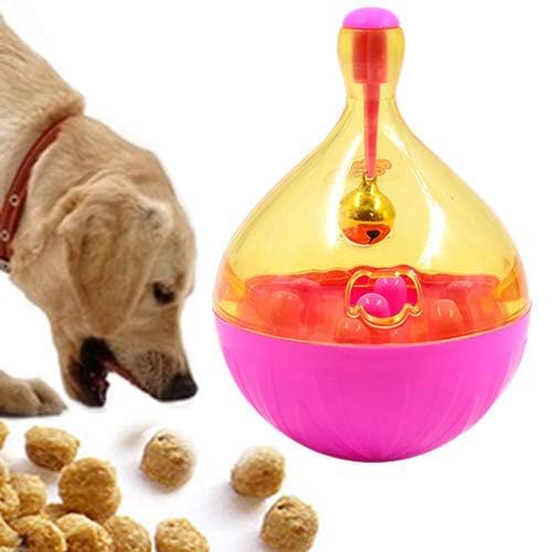 Woofy Cat Tumbler Treat Ball Toy  Interactive Pet Food Dispenser Puzzle Toy | Slow Feeder Ball For Cats, Play & Training (Multi