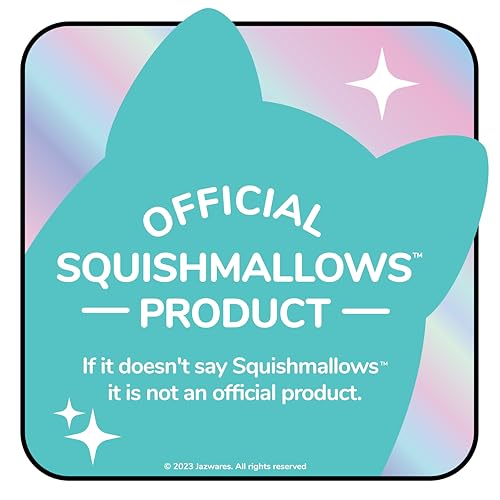 Squishmallows Original Plush Pet Bed - 30-Inch Blue Dragon - Soft Polyester for Dogs & Cats - Model JPT0883-L