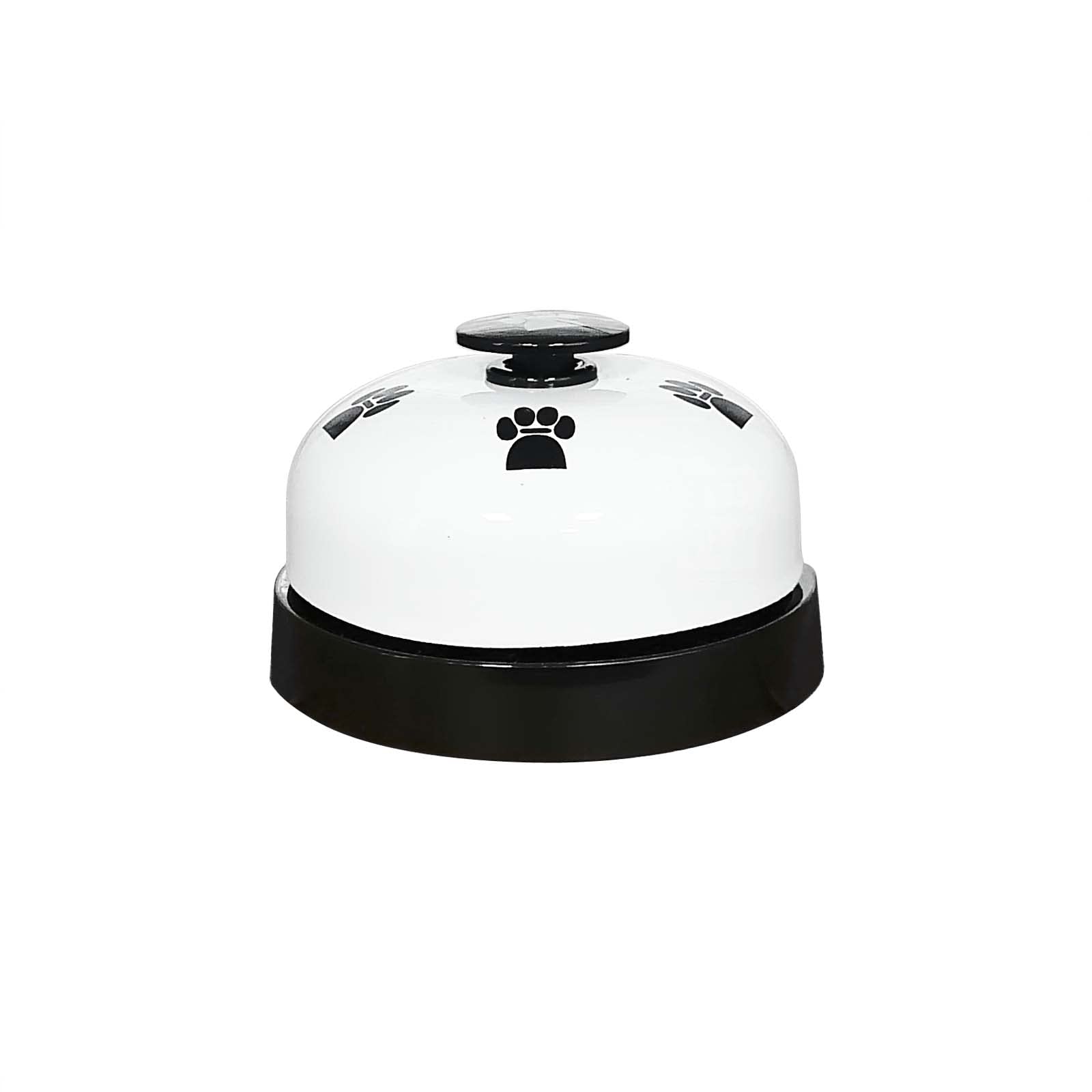 Pet Training Bell, 1 Pack Call Bell For Dog Or Cat, 2.83 Inch Diameter With Metal Construction, White