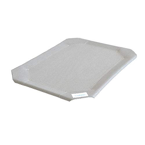 Coolaroo Original Pet Bed Replacement Cover - Large 43.5" x 31.5" - Grey - High Density Polyethylene (HDPE) - Model 458973