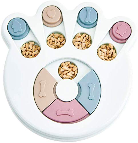 Petvogue Polypropylene Dog Slow Feeder Bowl,Puzzle Toy For Dispensing Treats,Pet Play Toys Game For Training Iq And Feed,Interac