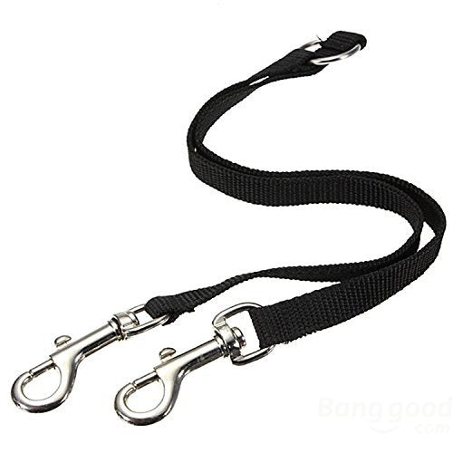 Stgood No Tangle Dog Leash Coupler, Dual Double Dog Adjustable Splitter Lead Sturdy Walker Trainer Leash For Two Dogs…