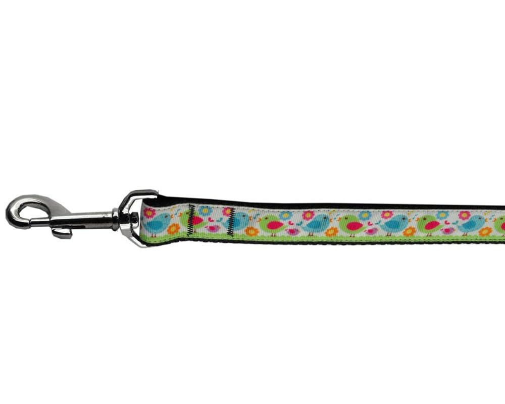 Pet Dog & Cat Nylon Collar or Leash, "Chirpy Chicks" 5/8" w x 6 ft. leash