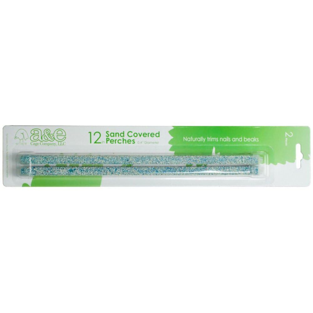 A&E Cage Company 52401223: Perch Replacement Sand 12In/2Pk