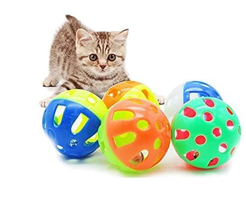 Rvpaws Kitten Interactive Toy Ball  Engaging Cat Ball With Bell Teaser For Fun Filled Playtime And Mental Stimulation | Enhance