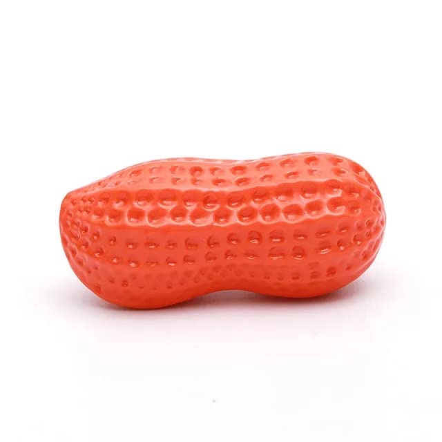 Petlicious & More Latex Peanut Squeaky Toys For Dogs Dog Toy Teething Chewing Interactive Pet Toy Squeaky Dog Play Toy Soft Dog 