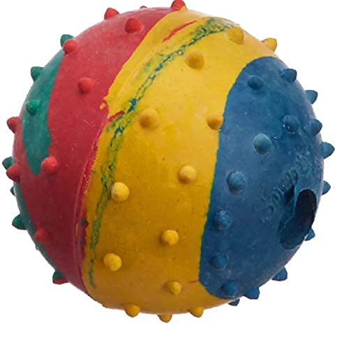 Woofy Rubber Hard Dog Ball Rubber Hard Ball Use Dog Cats Kitten Puppy Hard Ball (Large)