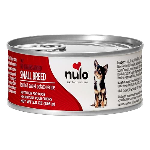 Nulo Small Breed Grain-Free Lamb & Sweet Potato Recipe Adult Wet Canned Dog Food 5.5 Ounce, 24 Cans