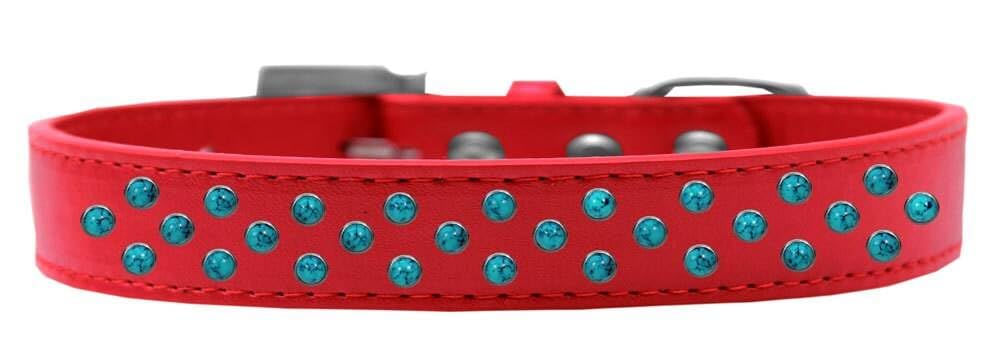 Dog, Puppy & Pet Fashion Collar, Southwest Turquoise Pearl Rimsets Sprinkles Black 12