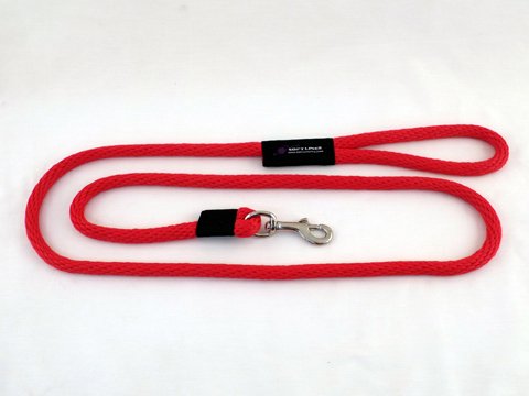 Soft Lines P10810RED Dog SNAP Leash 0.5 in. Diameter BY 10 FT. - RED