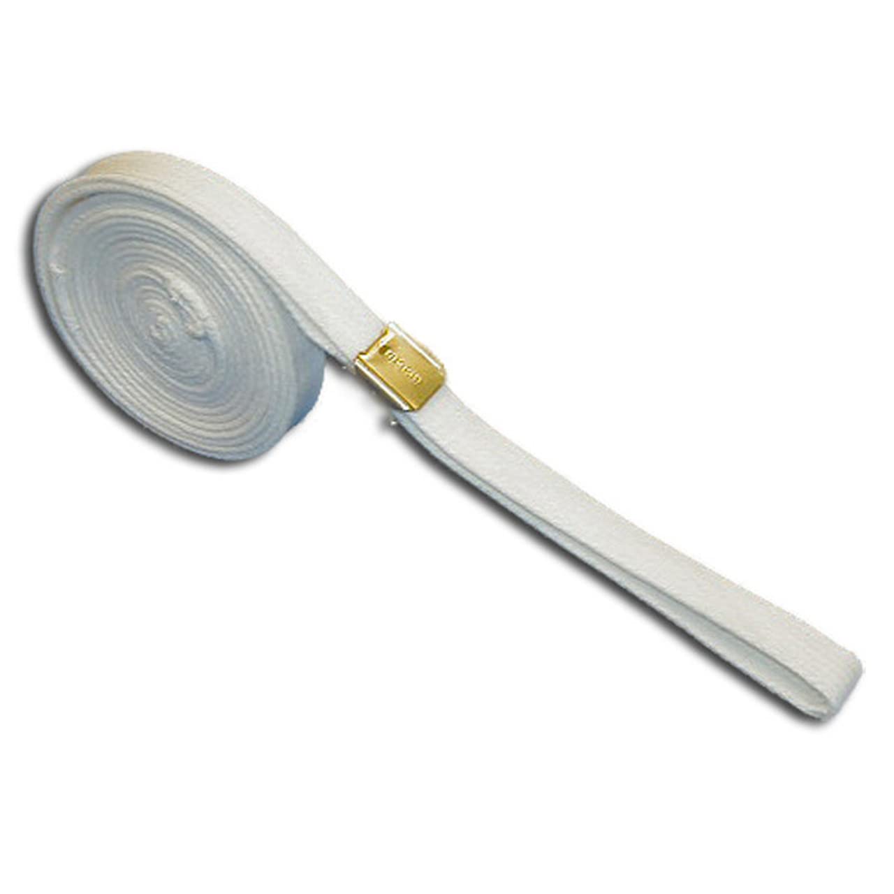 Resco Professional Dog Show Lead, 3/8" Wide x 60" Long, Wax Coated Cotton, White, Model PF0044