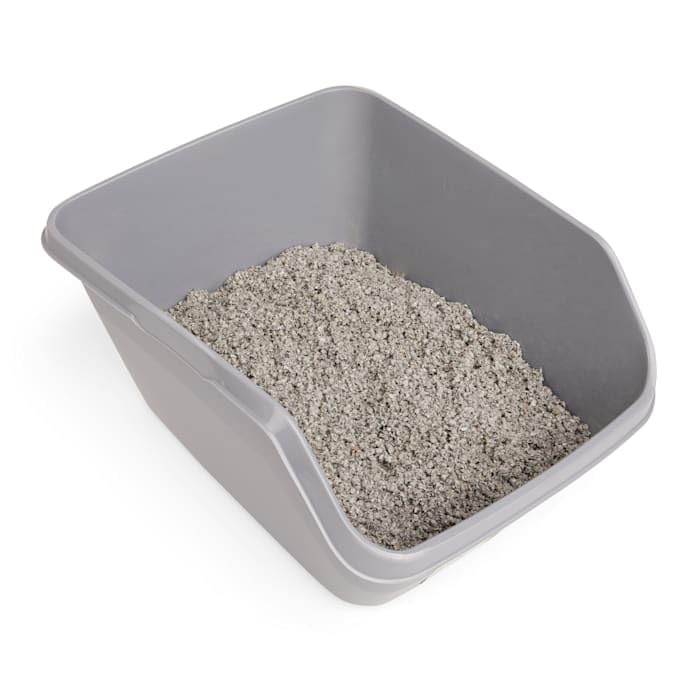 So Phresh Scatter Shield High-Back Litter Box in Gray 18.5 L X 15 W X 8.5 H