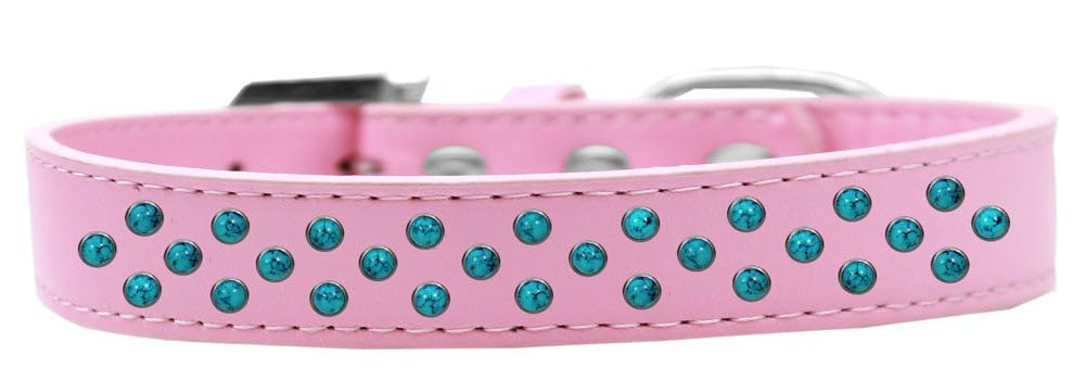 Dog, Puppy & Pet Fashion Collar, Southwest Turquoise Pearl Rimsets Sprinkles Light Pink 20