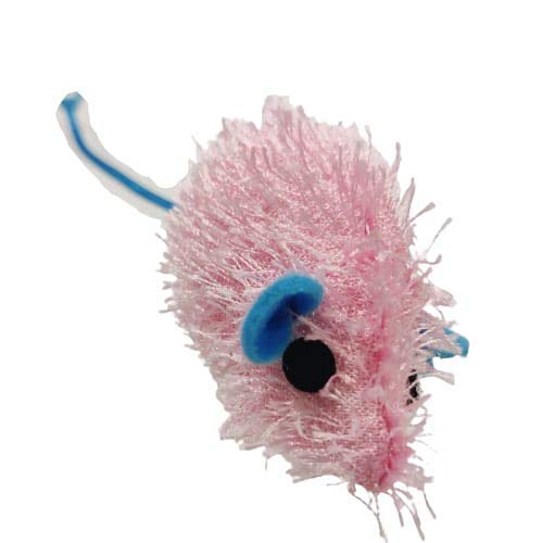 Dog Trust Shaggy Mouse Cat Toy For Cats And Kittens,Pack Of 1