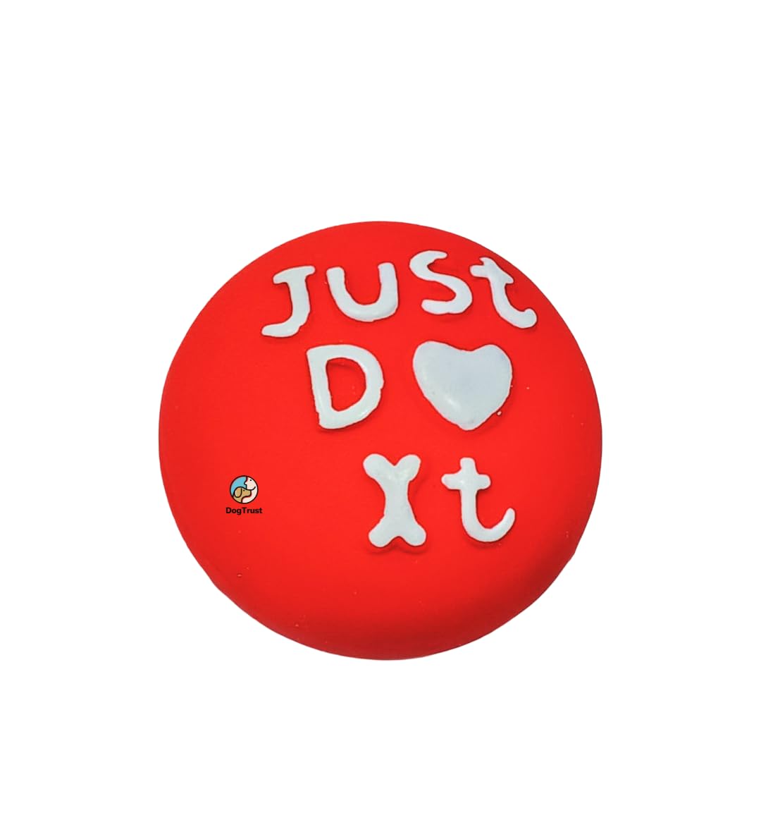 Dog Trust Squeaky Dog Toys  Soft Latex with Funny Cute Face Rubber Dog Ball Ideal for Small Dogs and Puppies  Bounce Balls Toy