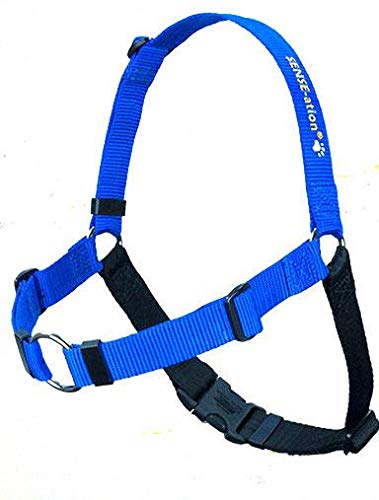 The Original Sense-Ation No-Pull Dog Training Harness (Blue, Small)
