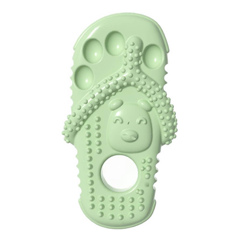 Luxiora Slipper Shape Puppy Dog Teething Chew Toy  Durable Tpr Interactive Chew Toy For Small Medium Large Dogs  Gum Soothing 