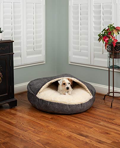 Snoozer Luxury Orthopedic Cozy Cave Pet Bed, Showdog Collection, Extra Large - Merlin Pewter