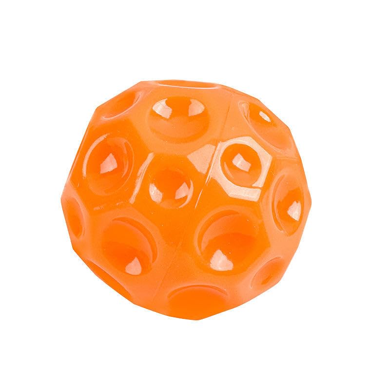 KittuPet Rubber Chew Balls for Dogs, Diamond Shape, Bite Resistant Bouncy Dogs Ball, Pet Training Balls, Non Toxic Pets Chew To